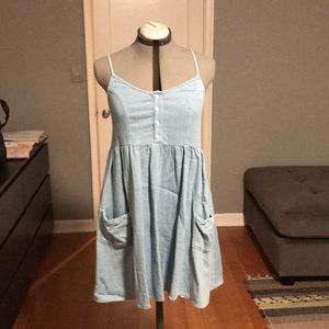 TopShop Chambray Summer Dress. Size 6